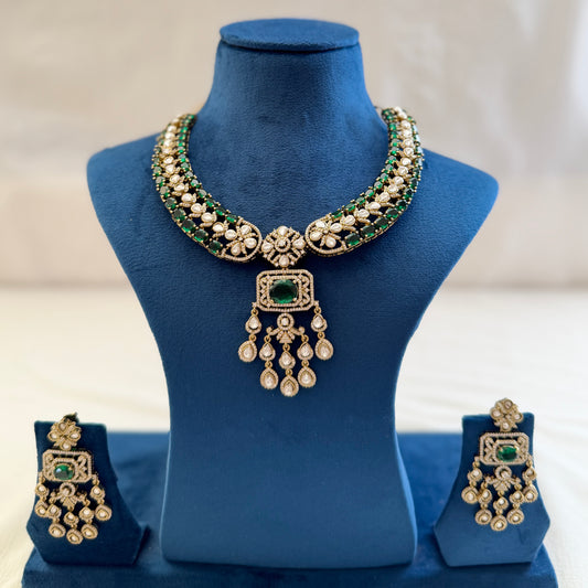Emera Necklace & earrings