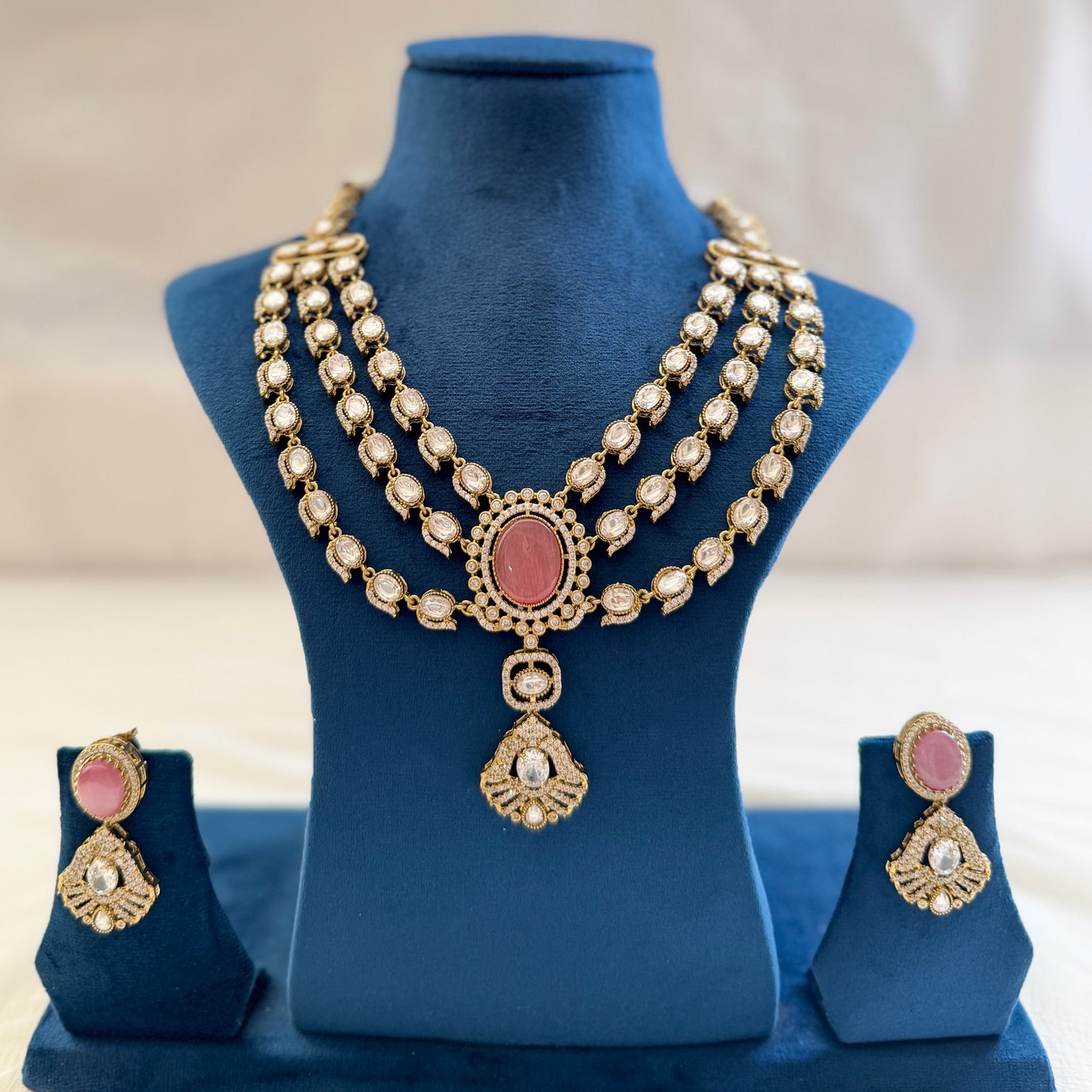 Gulrooh Necklace & earrings