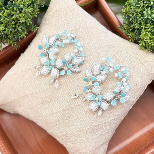 Frozen Bloom Necklace & earrings