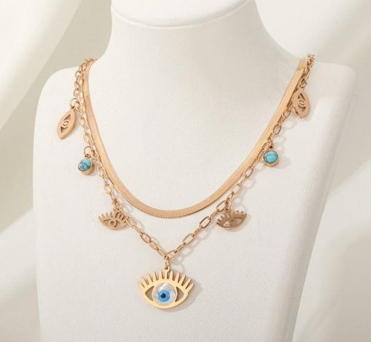 Elaine Chain with Pendent