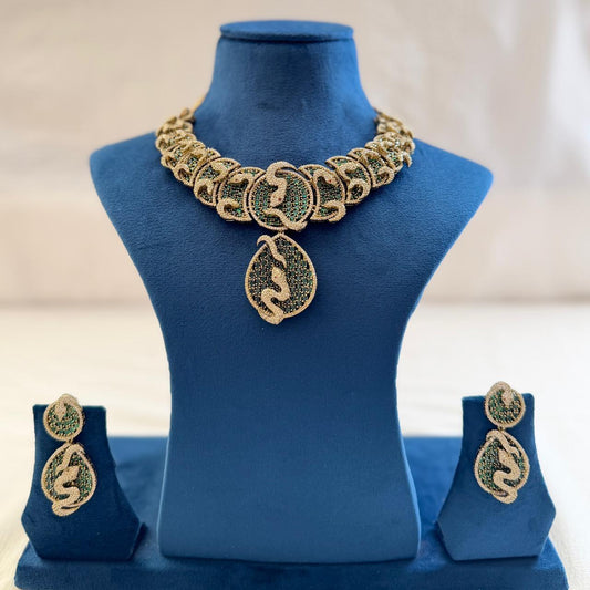 Snake Necklace & earrings