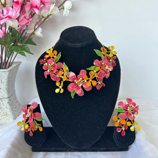 Layla Necklace & earrings