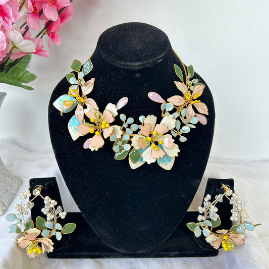 Amelia Necklace & earrings