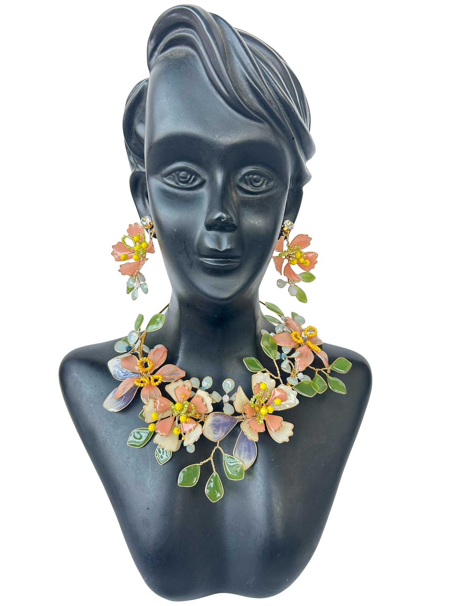 Elena Necklace & earrings