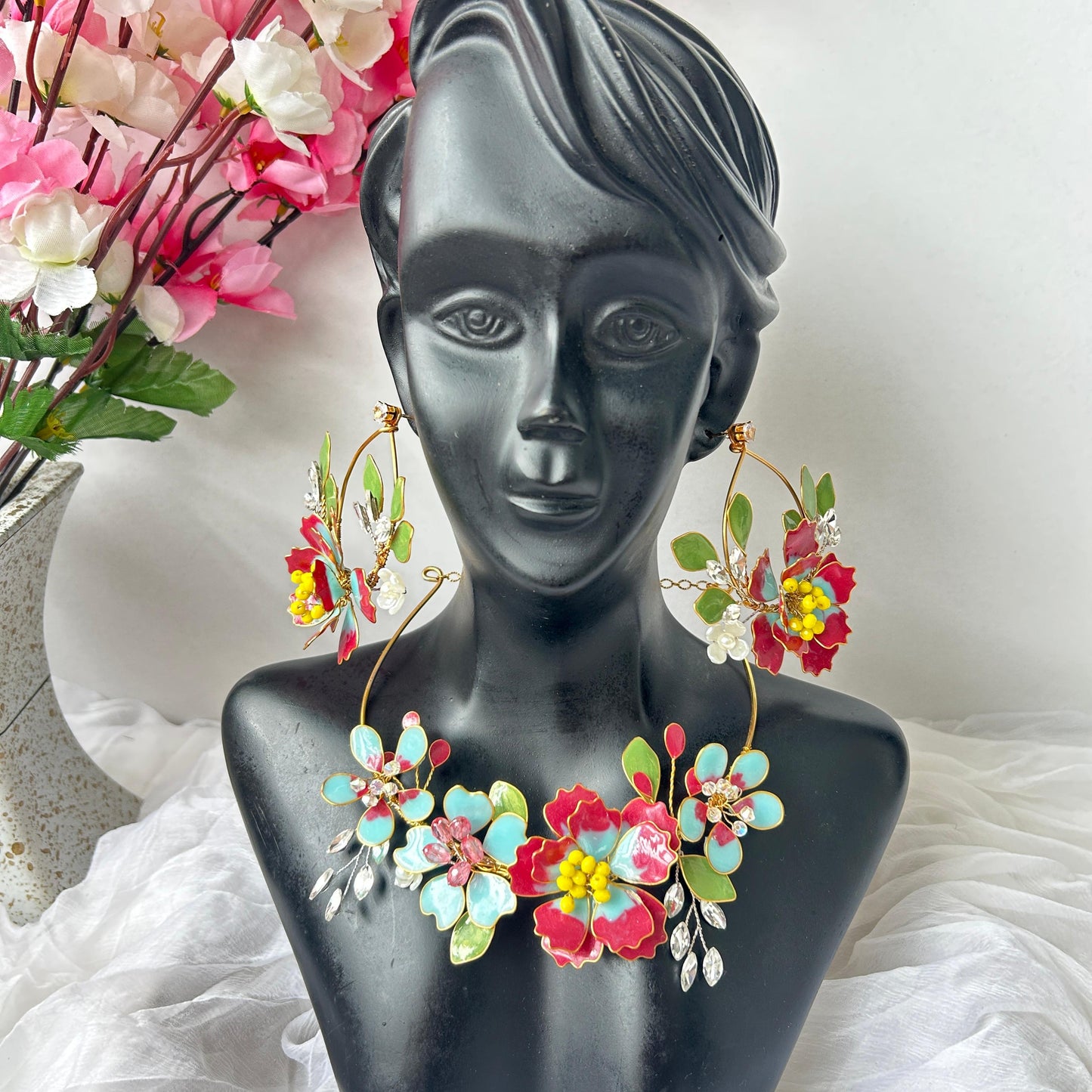 River Necklace & earrings