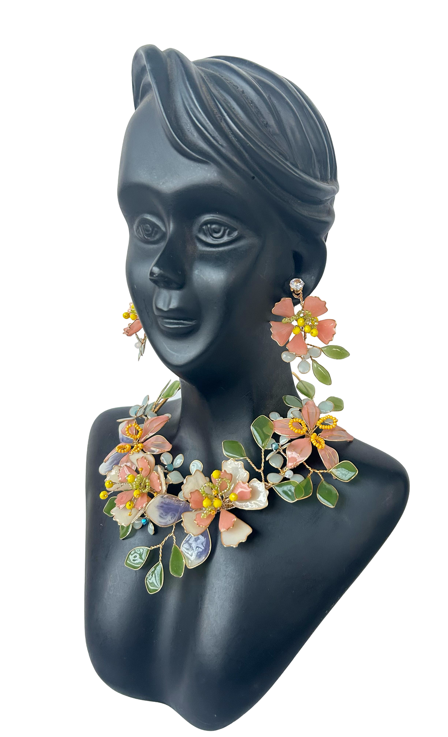 Elena Necklace & earrings