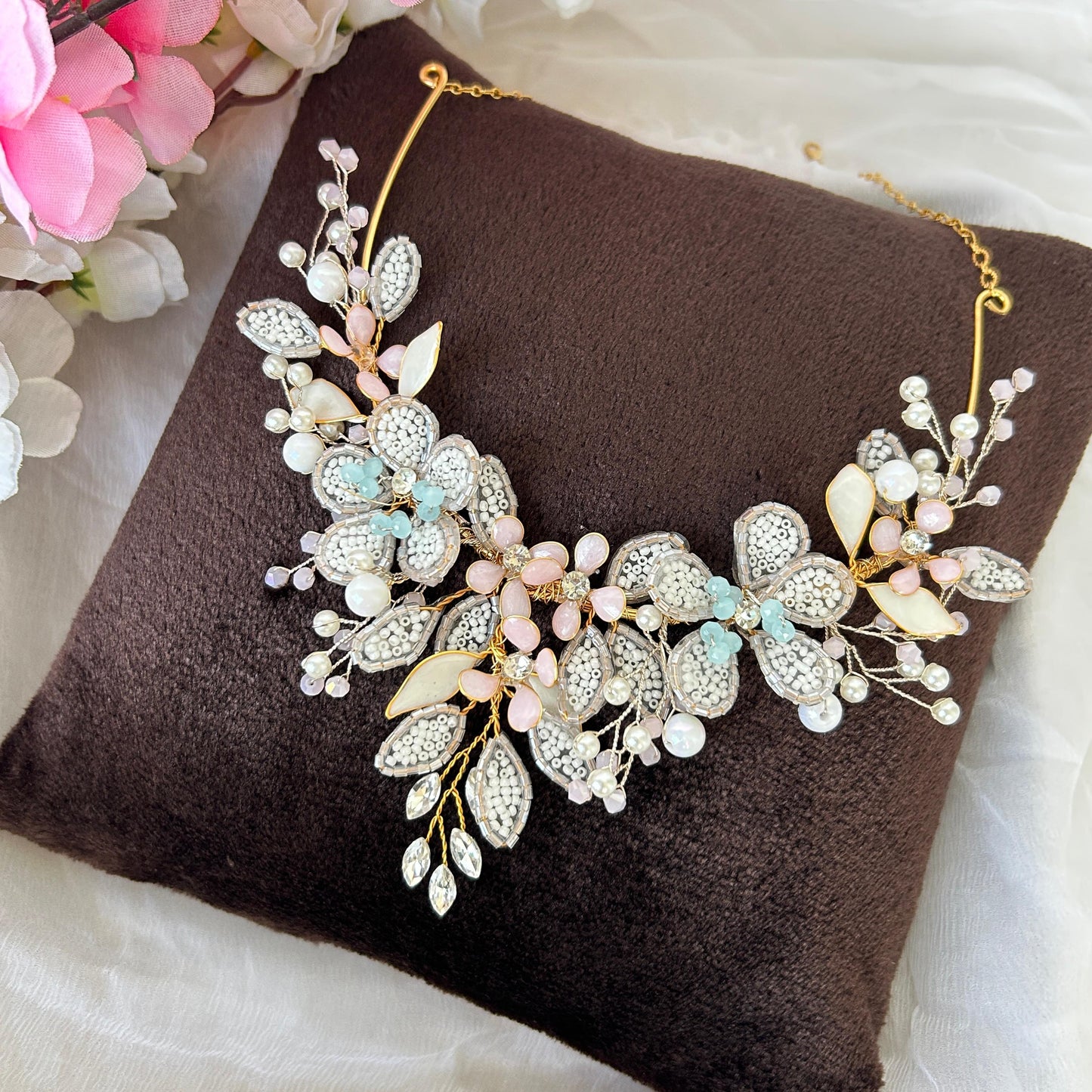 Aurora Necklace & earrings